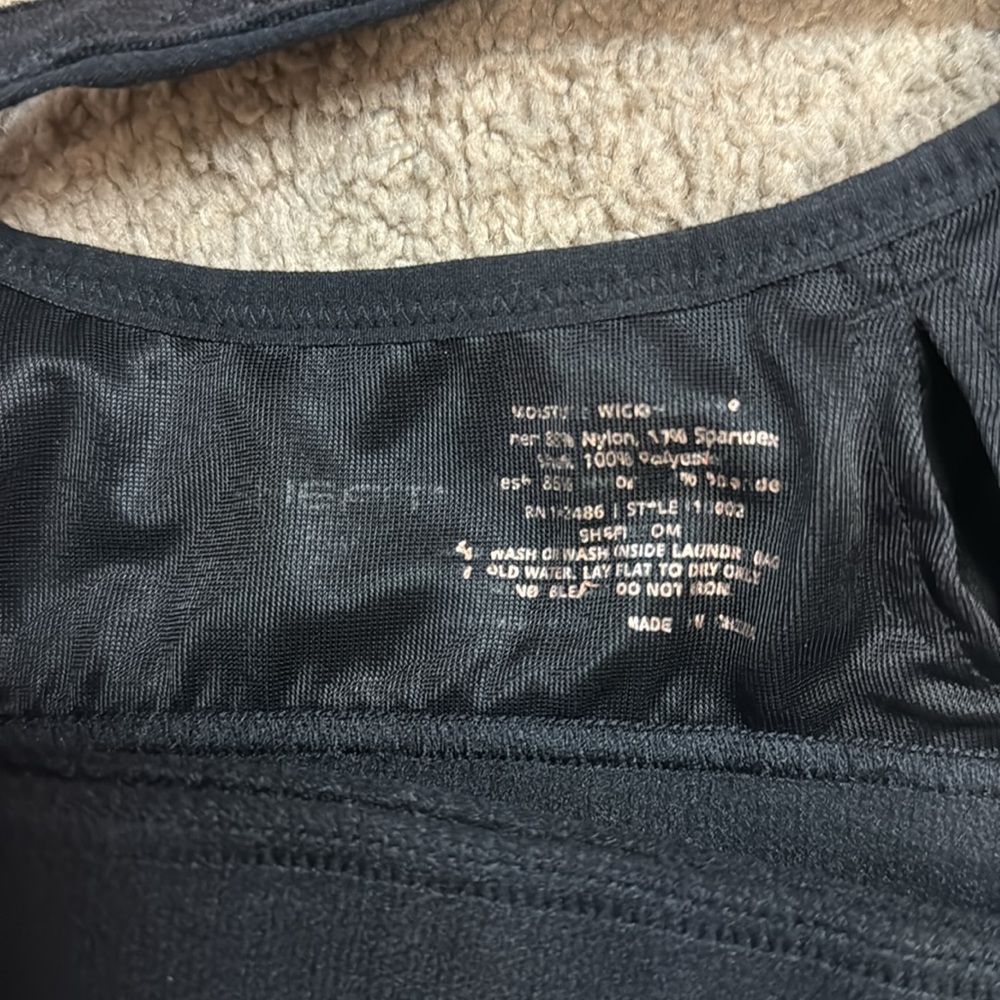 SHEFIT Black Front-Zip High-Support Sports Bra - Picture 3 of 3